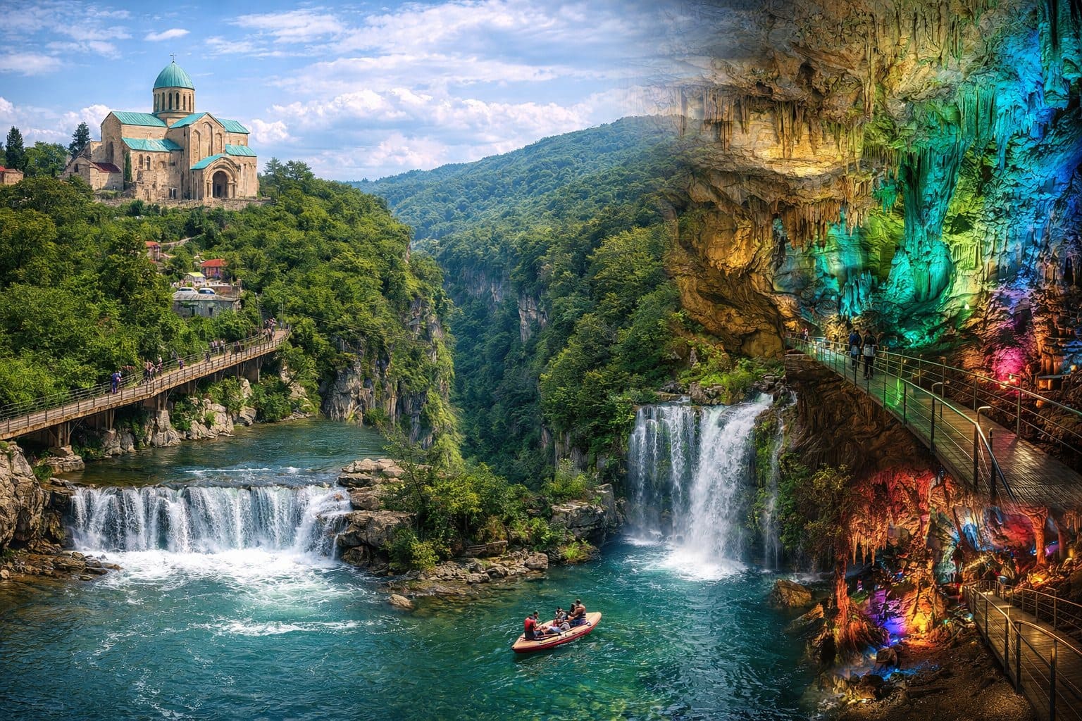 Road transfer scene in Georgia