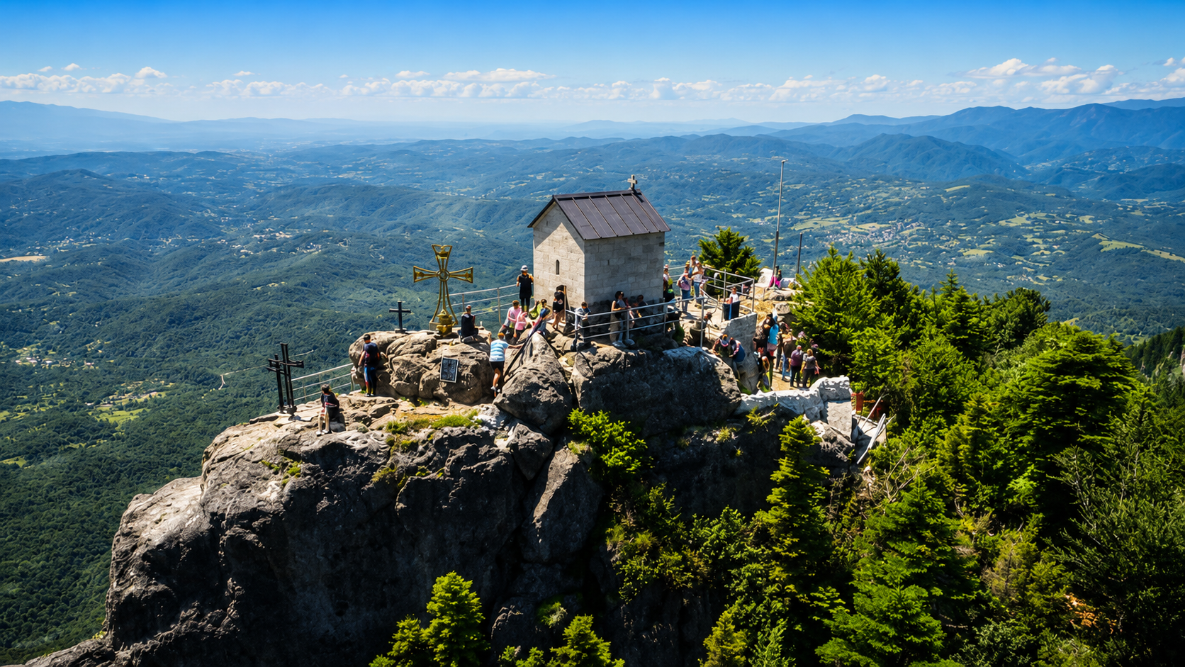 Tskhrajvari Nine Crosses Mountain Shrine Summit